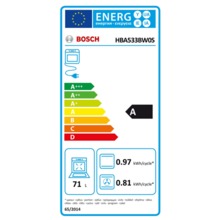 Orkaitė Bosch HBA533BW0S