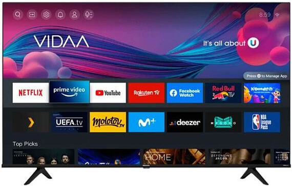 Televizorius Hisense 65A6BG