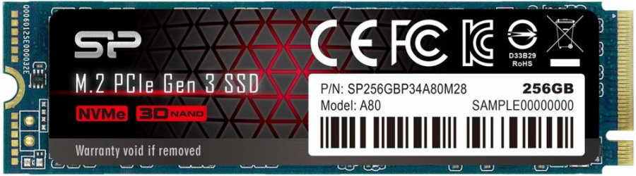 Silicon Power P34A80 M.2 256GB