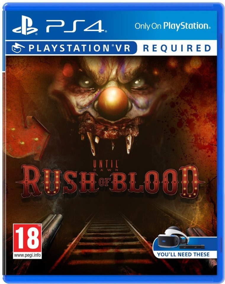 Until Dawn: Rush of Blood PS4
