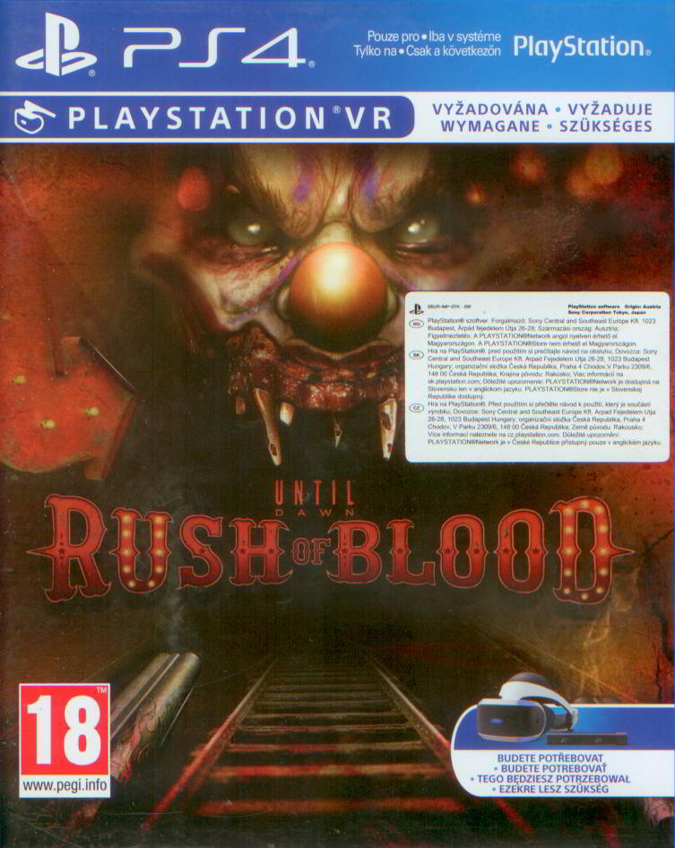 Until Dawn: Rush of Blood PS4