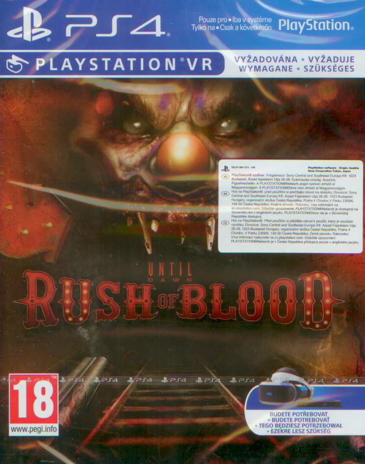 Until Dawn: Rush of Blood PS4