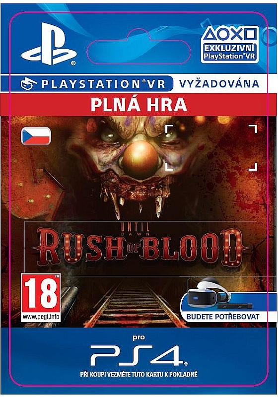 Until Dawn: Rush of Blood PS4