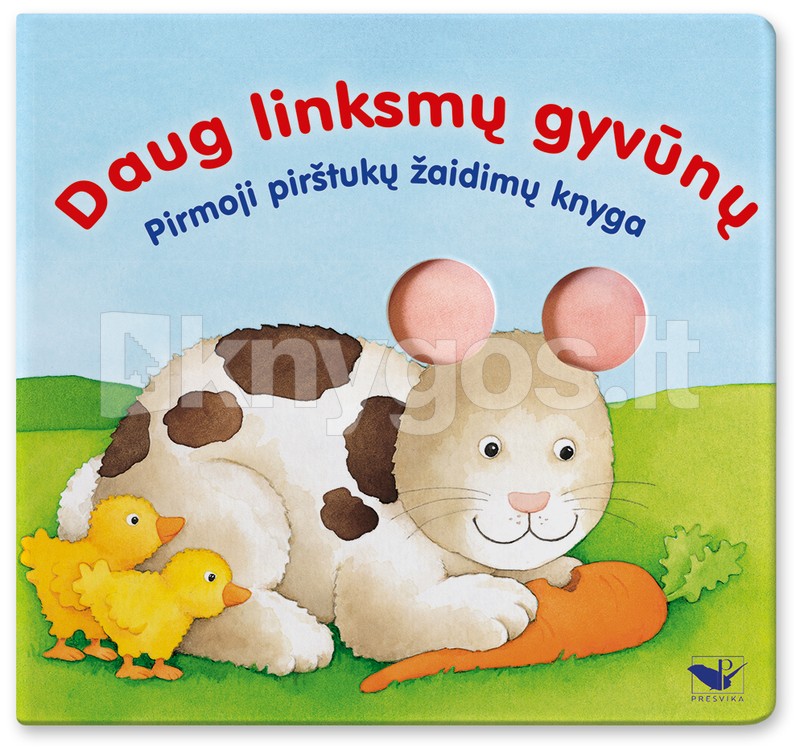 Daug linksmų gyvūnų: pirmoji pirštukų žaidimų knygelė