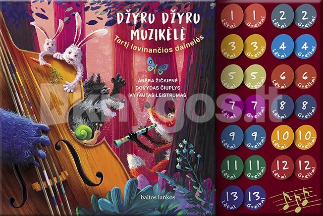 DŽYRU DŽYRU MUZIKĖLĖ: tarimą lavinančios dainelės. Vartykite, klausykite ir dainuokite kartu su vaikais!