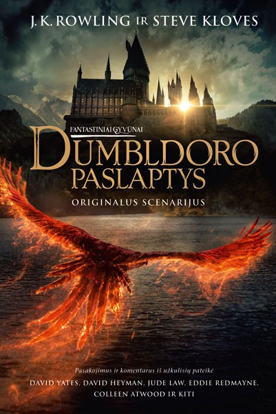 Fantastiniai gyvūnai. Dumbldoro paslaptys: originalus scenarijus