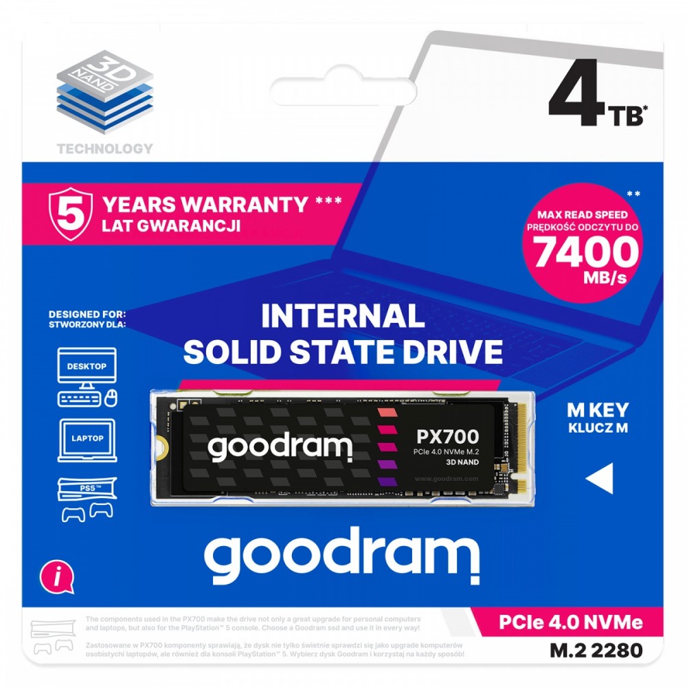 GoodRam PX700 M.2 4TB