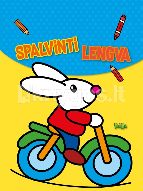 Kiškis. Spalvinti lengva