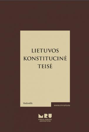 Lietuvos konstitucinė teisė 9789955194743