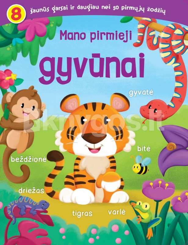 Mano pirmieji gyvūnai (su 8 garsais)