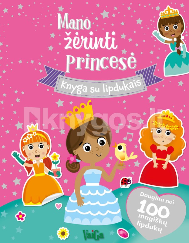 Mano žerinti princesė. Knyga su lipdukais
