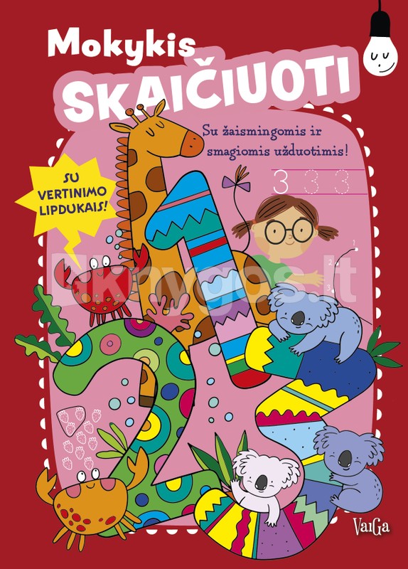 Mokykis skaičiuoti. Su žaismingomis ir smagiomis užduotimis!