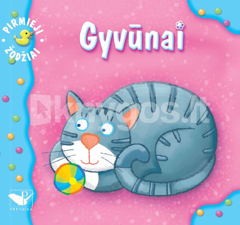 Pirmieji žodžiai. Gyvūnai. 1-2 metų vaikams (išlankstoma)