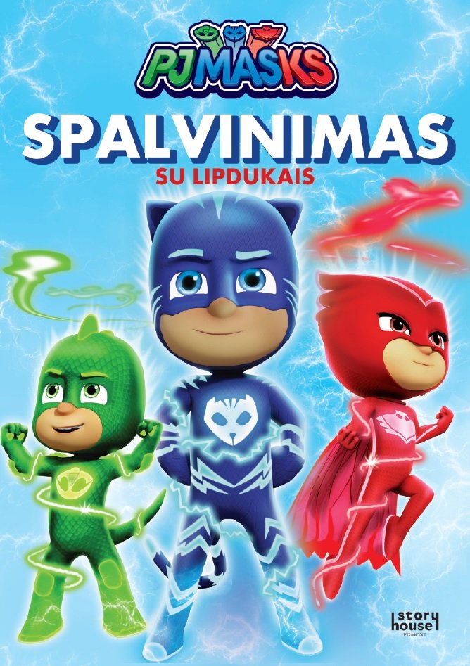 Pižamų herojai: spalvinimas