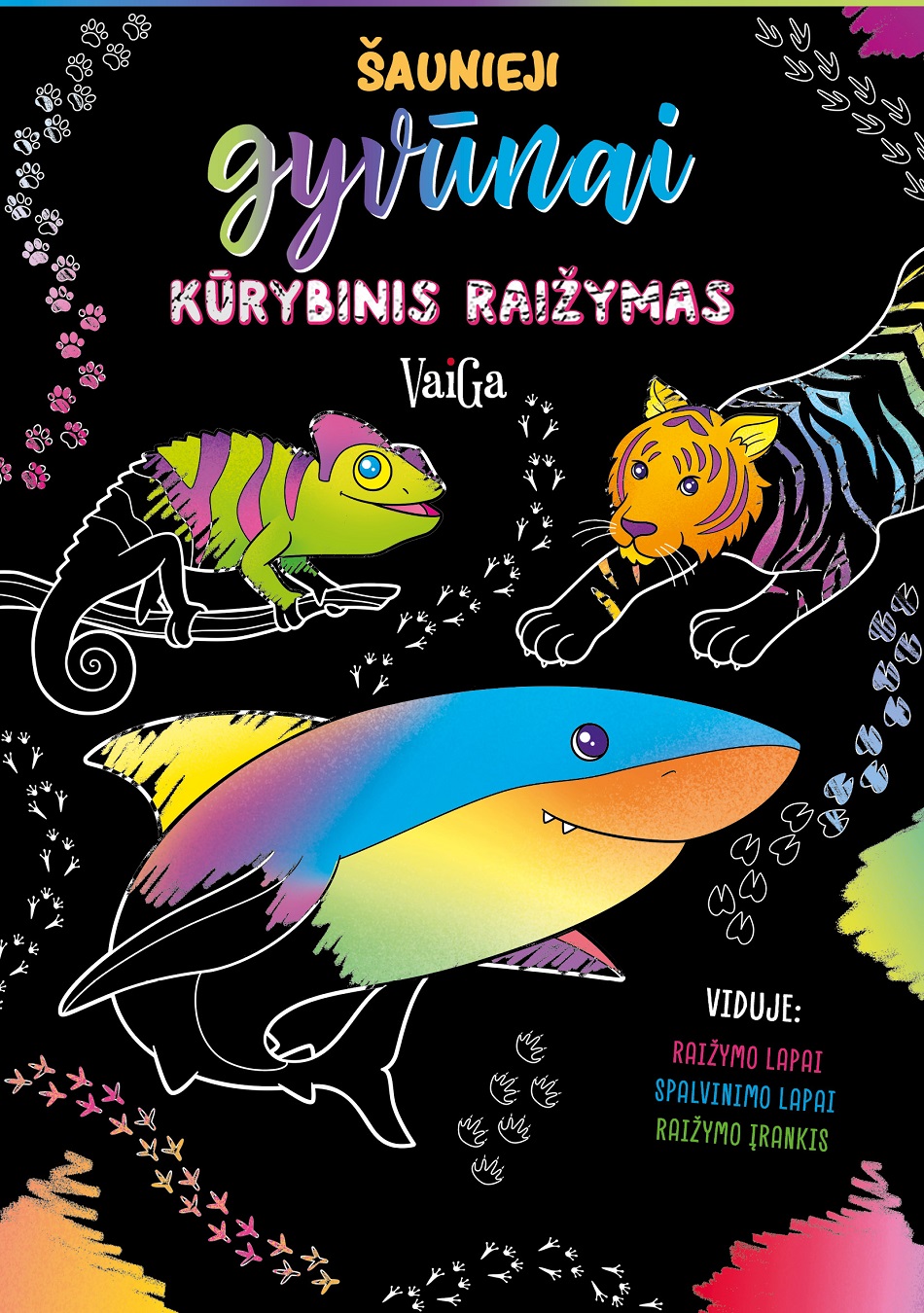 Šaunieji gyvūnai. Kūrybinis raižymas