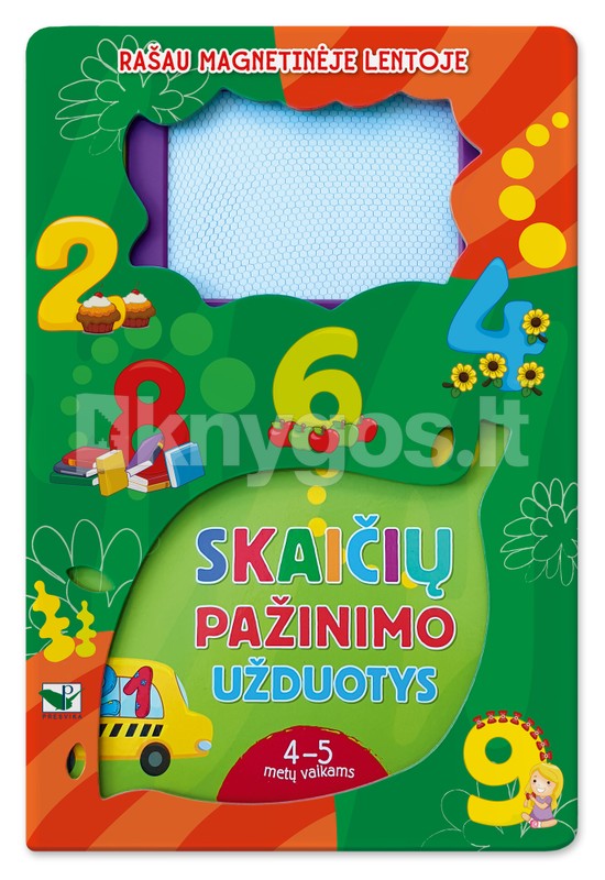 Skaičių pažinimo užduotys: rašau magnetinėje lentoje