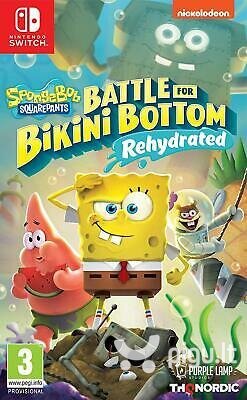 SpongeBob Squarer Pants Battle for Bikini Bottom Rehydrated Nintendo Switch