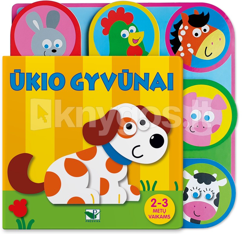 Ūkio gyvūnai. 2-3 metų vaikams