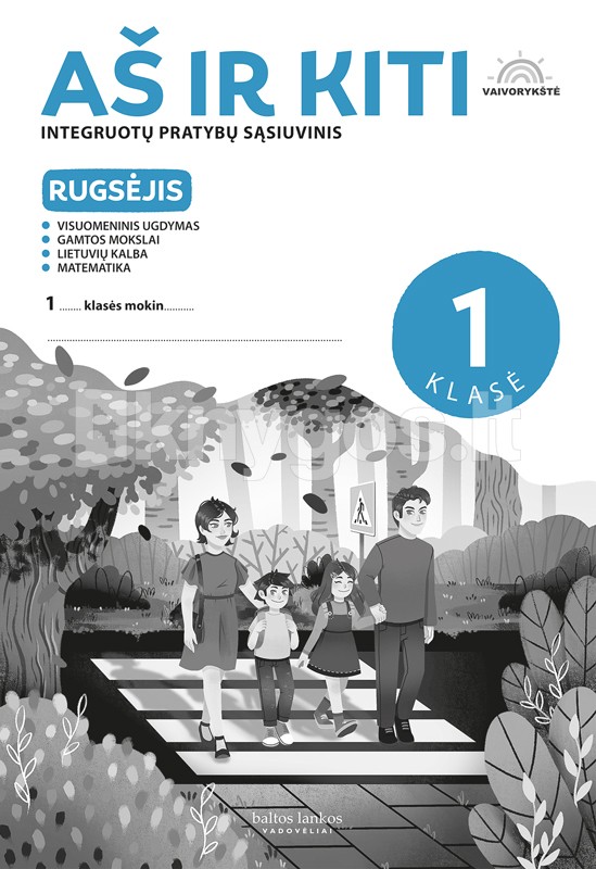 Vaivorykštė. Rugsėjis. Pratybos 1 klasei