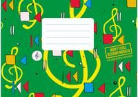 Natų sąsiuvinis MUZIKA, A5, 12 l. (2022)