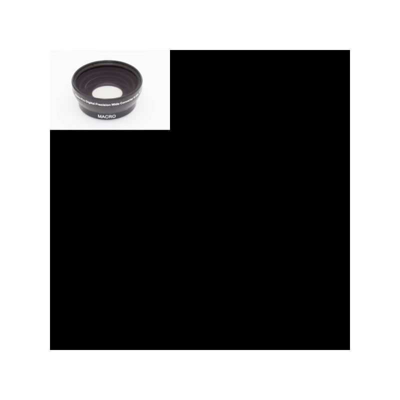 0,45x plataus kampo pritvirtinamas objektyvas, skirtas 43 mm objektyvams