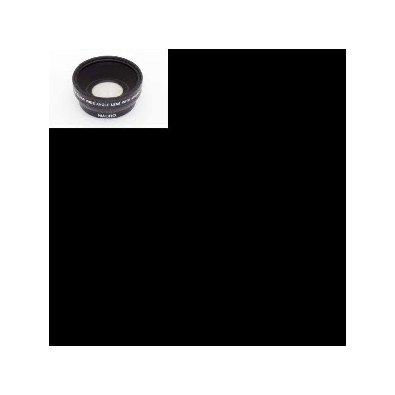 0,45x plataus kampo pritvirtinamas objektyvas, skirtas 49 mm objektyvams