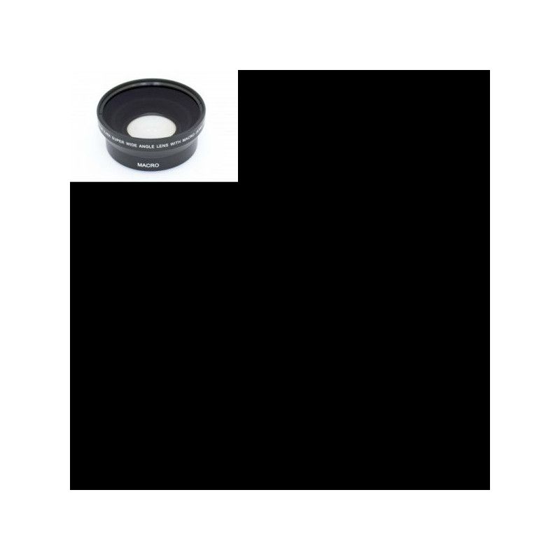 0,45x plataus kampo pritvirtinamas objektyvas, skirtas 62 mm objektyvams