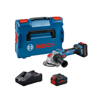 BOSCH GWX 18V-15 SC kampinis šlifuoklis 2x8 Ah ProCore L-Boxx