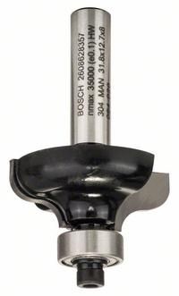 Kampų formavimo freza Bosch 4,8/12,7/54 mm su guoliu