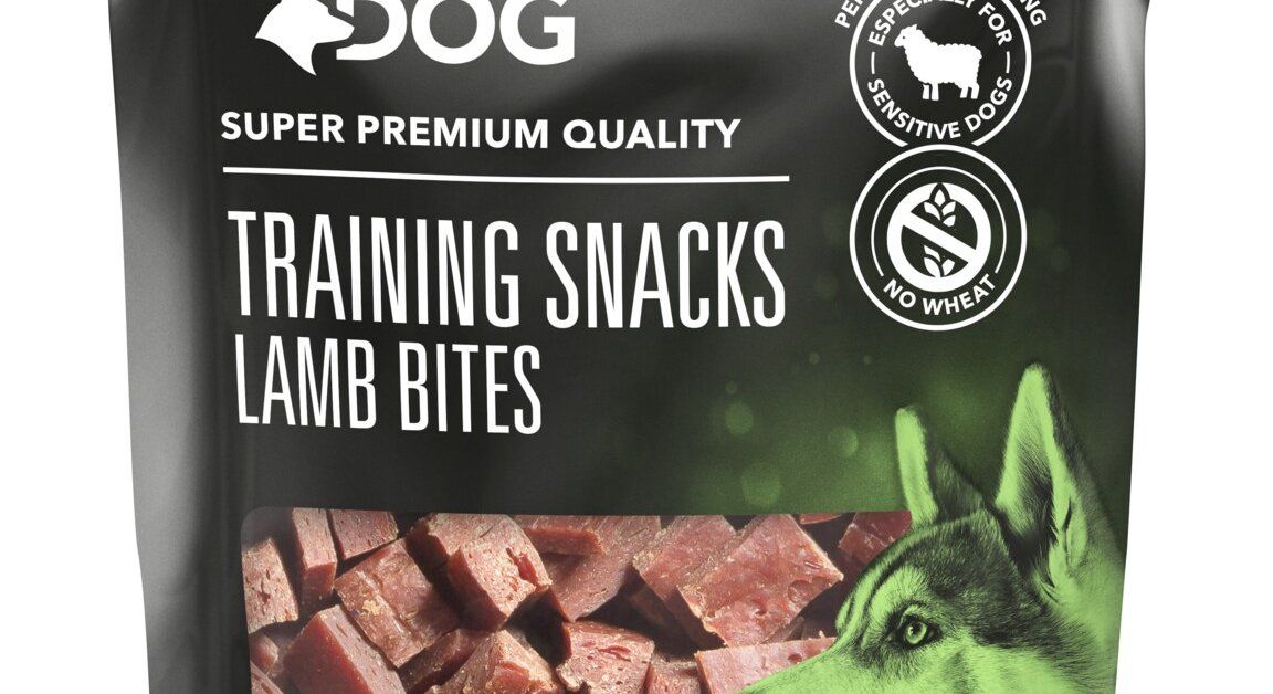 Skanėstas šunims PRIMADOG, treniravimui, ėrienos kąsneliai, 50g