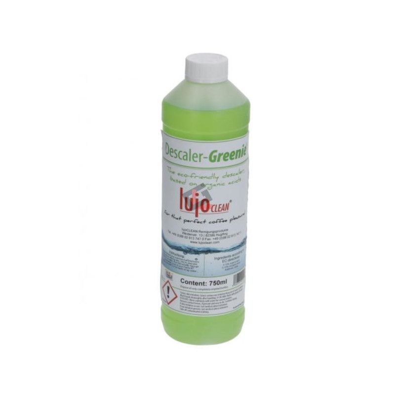 1092223 LUJO GREENIE nukalkinimo skystis boileriniams aparatams 750 ml