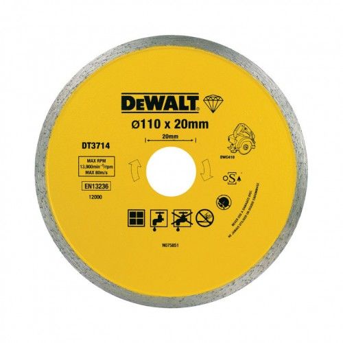 DeWALT DT3714 deimantinis pjovimo diskas 110 mm