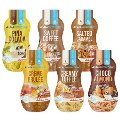 Allnutrition Sweet Sauce, Sweet coffee, 500 ml