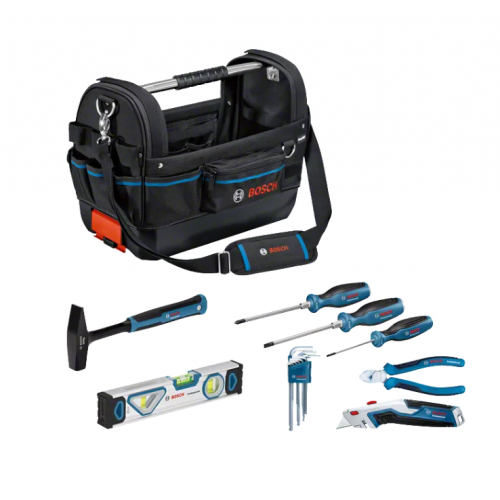 BOSCH GWT 20 + rankinių įrankių rinkinys