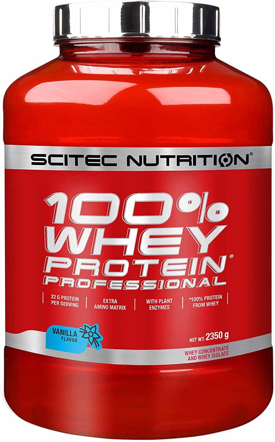 Scitec 100% Whey Protein Professional, Šokoladinio sausainio, 2270 g