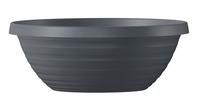 Plastikinis lauko dubuo SCHEURICH METALLIC GREY (276/30), pilkos sp., skersmuo 30 cm.
