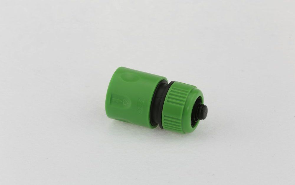 Jungtis žarnai HERVIN GARDEN WS-4325, 1/2" skersmens žarnos jungtis, su vožtuvu, atjungus laistymo į