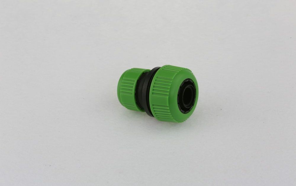 Jungtis laistymo žarnoms HERVIN GARDEN MY-415, žarnos jungtuvas 1/2" - 3/4", tinka dviem 13mm (1/2")