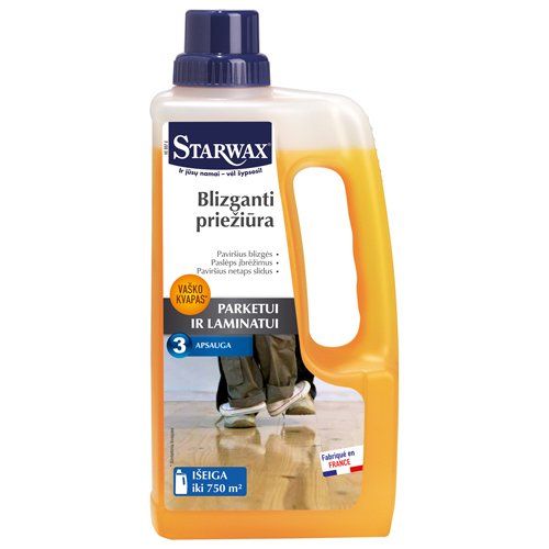 Priemonė parketo ir laminato priežiūrai STARWAX 66112, 1 l