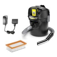 Pelenų siurblys Karcher AD 2 BS; 18 V; 1x2,5 Ah akum.