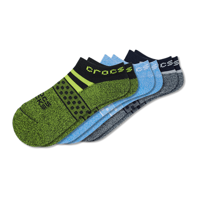 Crocs™ Crocs KID LOW BOY POOL PARTY 3 PACK SOCKS - Dydis S (208010-4F3 Kojinės)