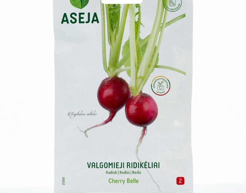 Daržovių sėklos, valgomieji ridikėliai Cherry Belle, ASEJA, 2gr, 25560(2)