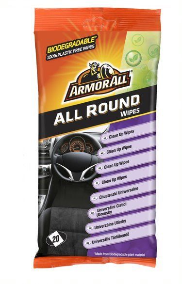 Drėgnos servetėlės ARMORALL, automobilių kilimėliams ir sėdynėms, 20 vnt.