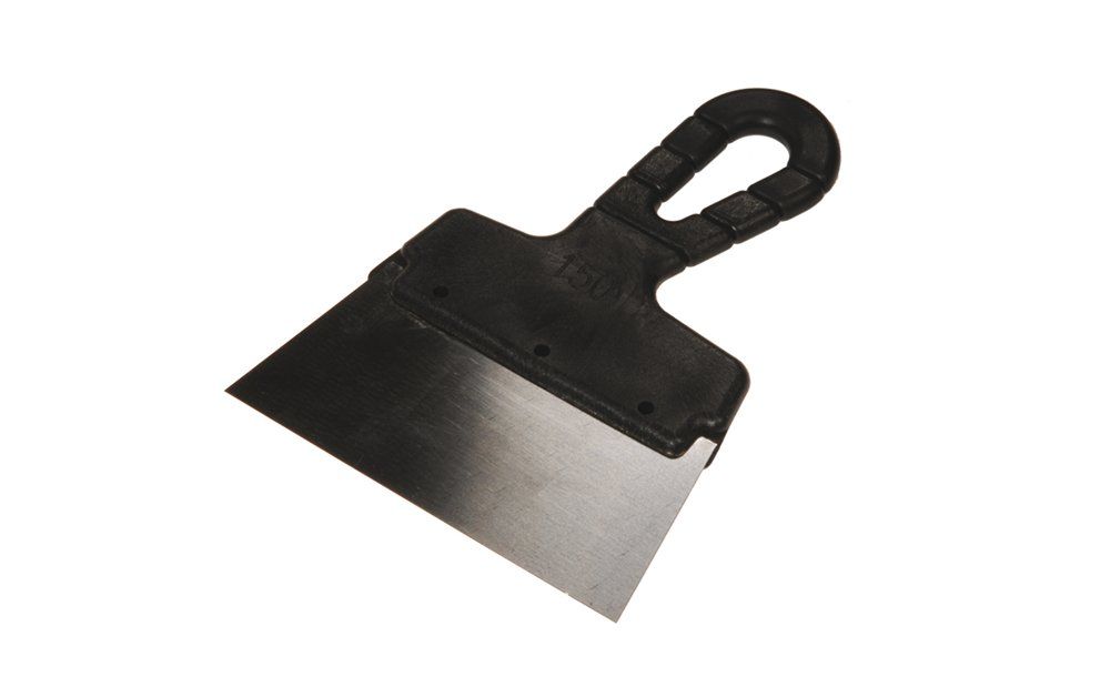 Nerūdijančio plieno glaistyklė su plastikine rankena PAINTER, Szp0644, 150mm, nerūdijantis plienas,