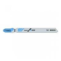 BOSCH siaurapjūklio pjūklelis T118G (5 vnt)