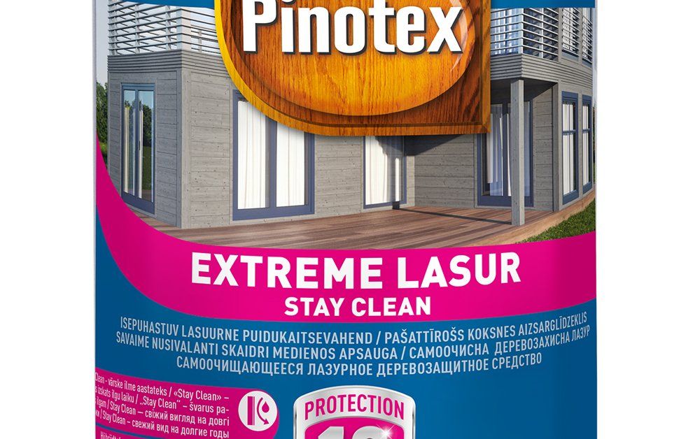 Medienos impregnantas PINOTEX Extreme Lasur, 1 l, tikmedžio spalvos