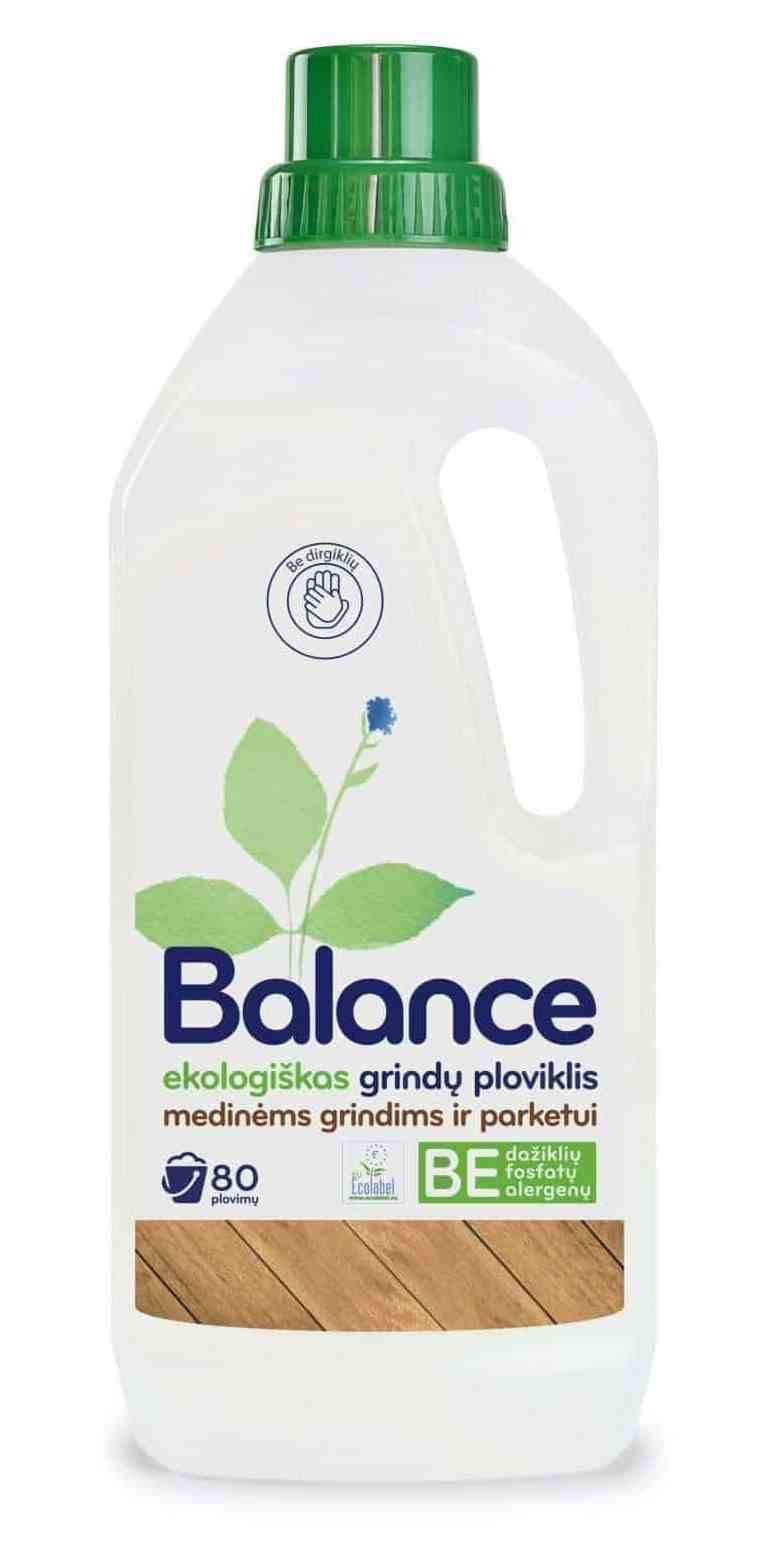 Ekologiškas grindų ploviklis medinėms grindims ir parketui BALANCE, 800ml
