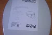 Klozeto dangtis CERSANIT MITO Red, baltas, TK001-008
