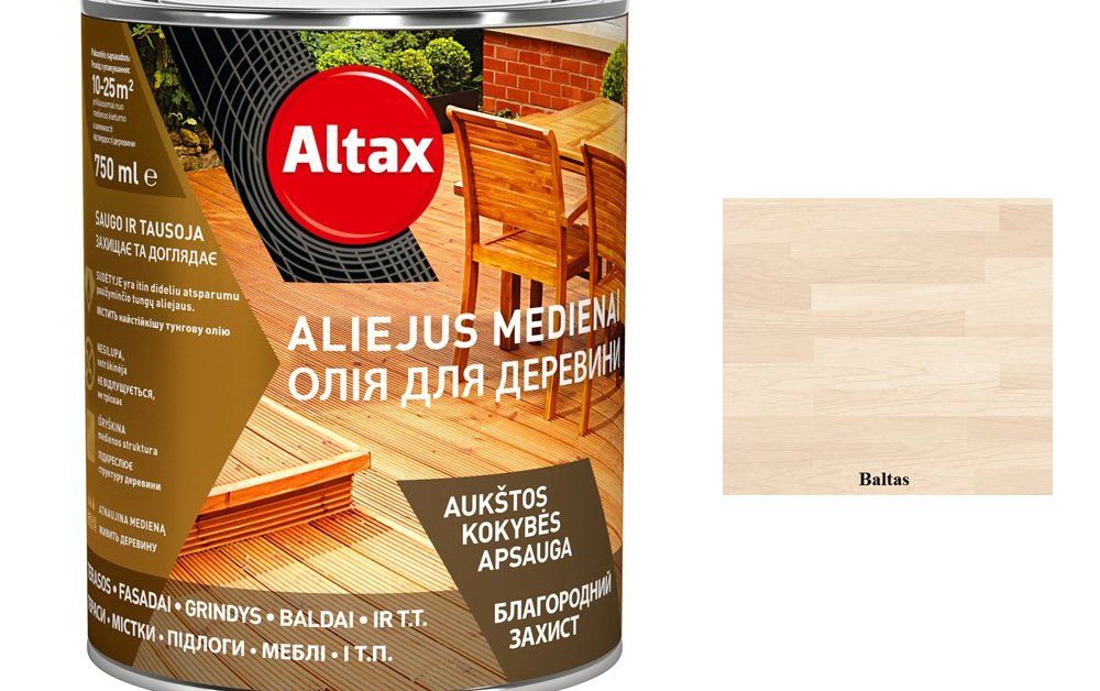 Aliejus ALTAX, 0,75l, baltos spalvos