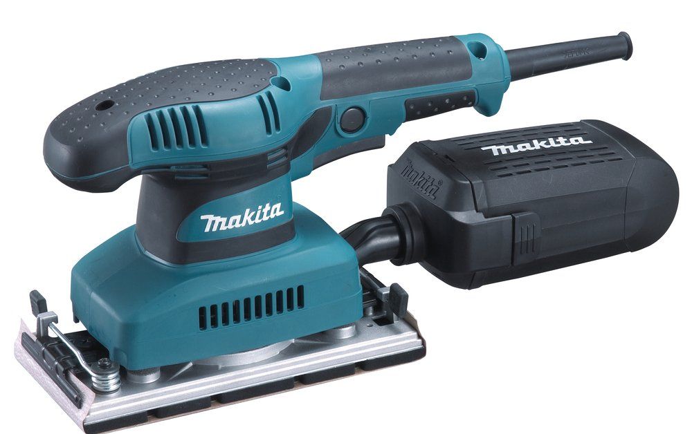 Elektrinis vibracinis šlifuoklis MAKITA BO3710, galia 190 W, 93 x 228 mm, 11000 jud.
